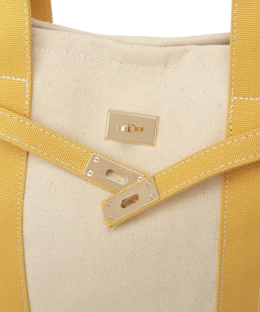 earth music&ecology 【Lサイズ】ベルトキャンバストートバッグ 