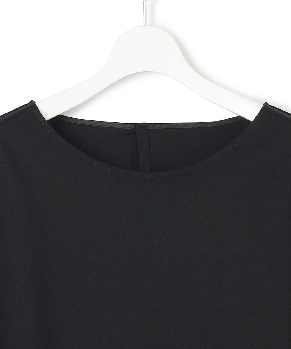 23区 L 【Lサイズ限定/洗える】スカーフプリントコンビ バックフレア カットソー 