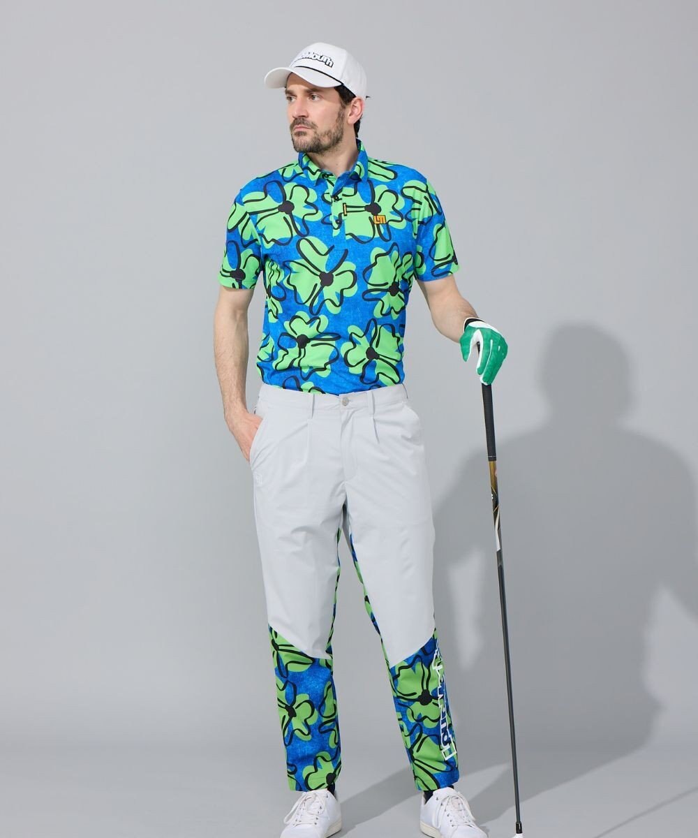 FILA GOLF／marie claire 【Loudmouth】総柄ポロシャツ 