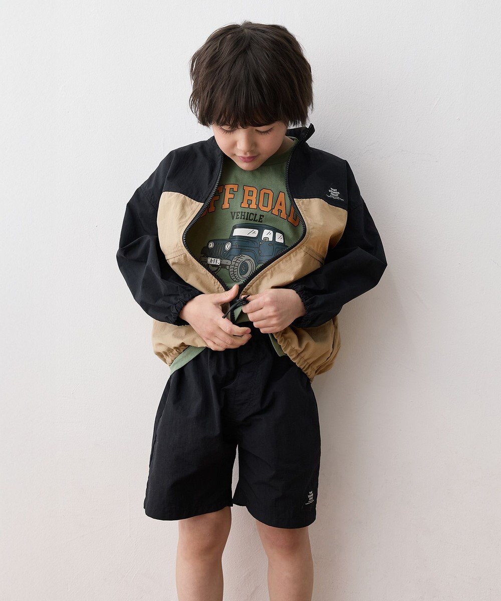 ANY KIDS スタンドカラー ウインドブレーカー 