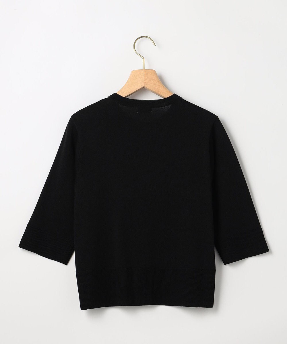 組曲 【先行予約】シアーニット5分袖 カーディガン 