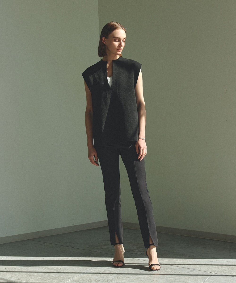 UNFILO L フロントスリットパンツ 