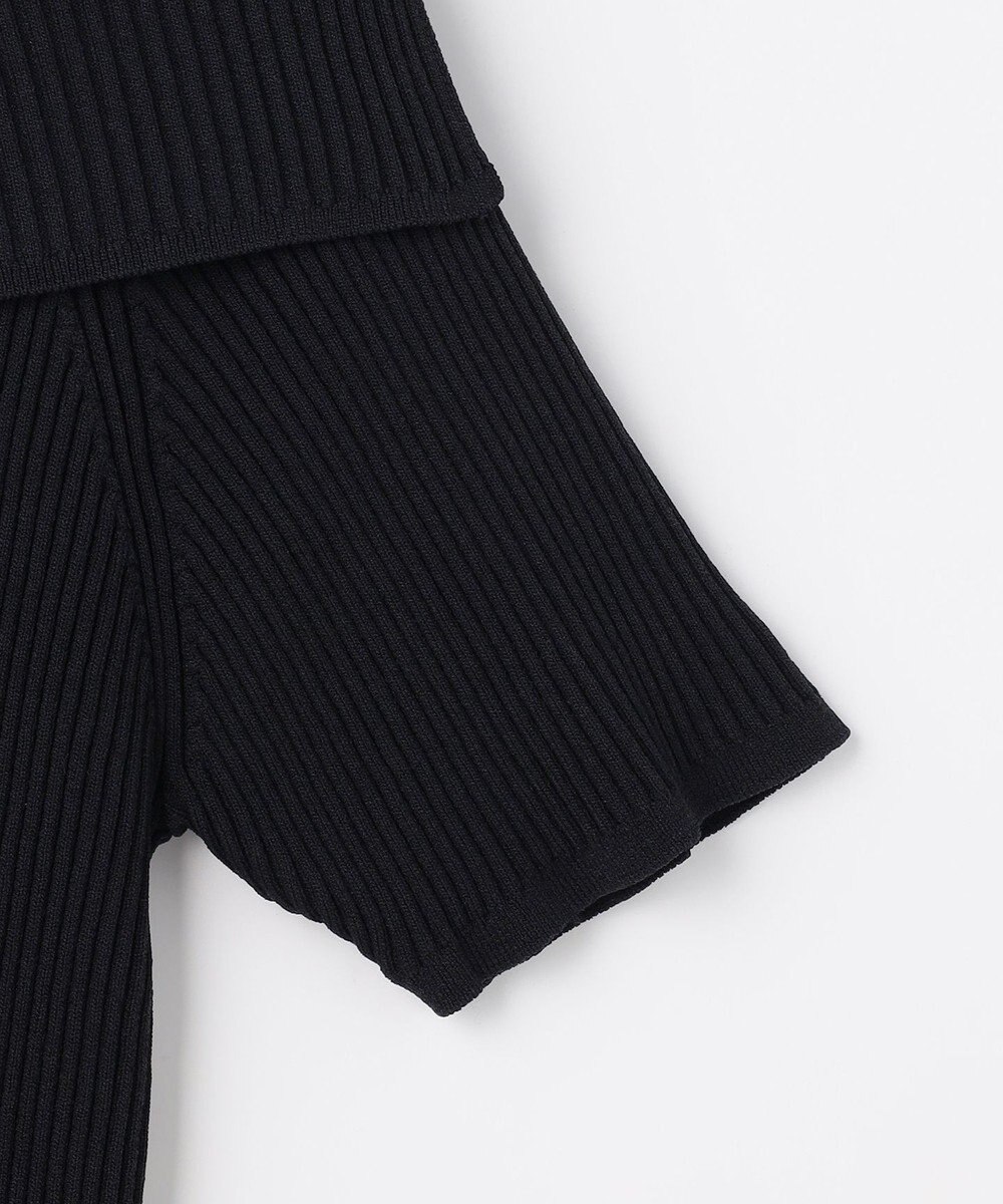 組曲 S 【先行予約・WEB限定】クリアストレッチオフショルダー ニット 