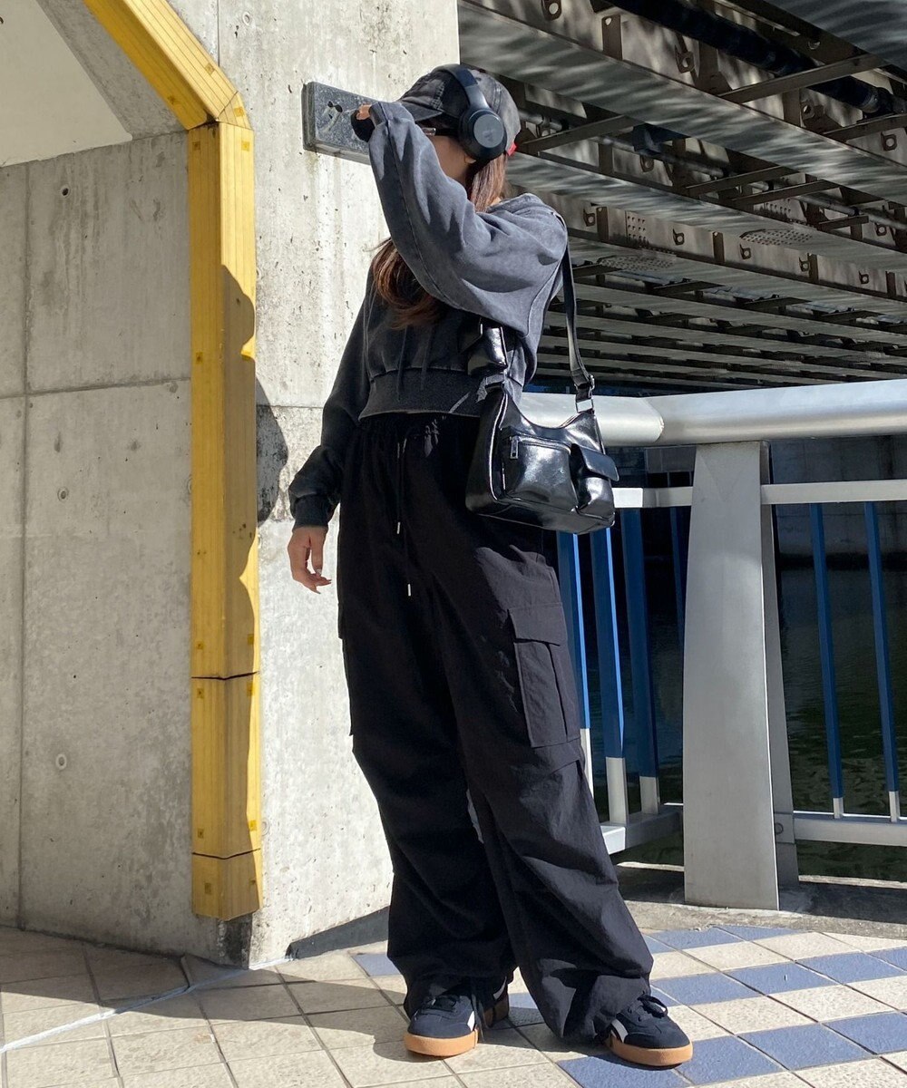 WEGO ポーチ付きランダムポケットデザインショルダー 