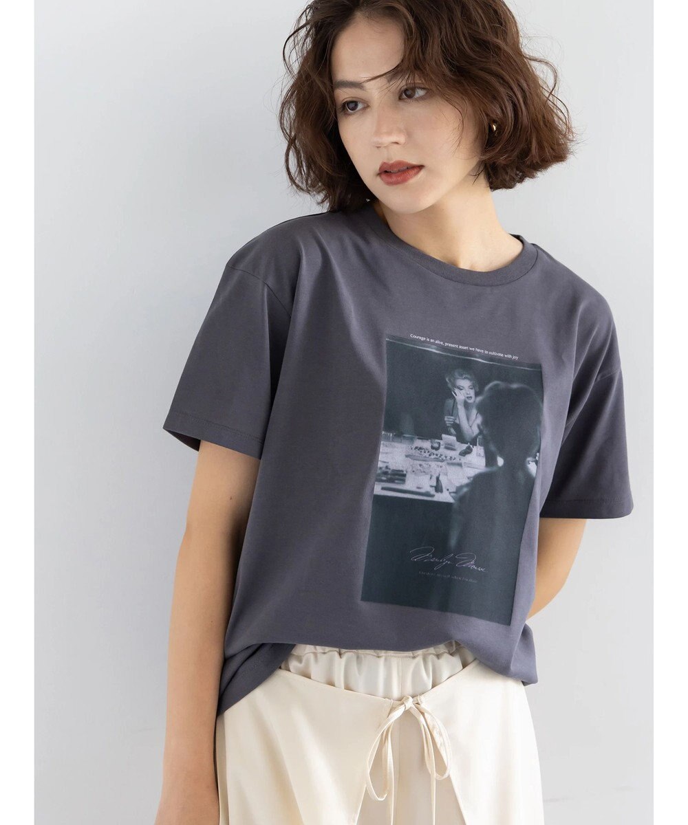 Te chichi マリリンモンローミラーフォトTシャツ 