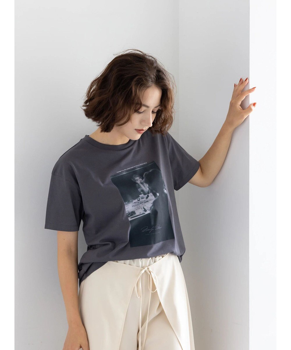 Te chichi マリリンモンローミラーフォトTシャツ 