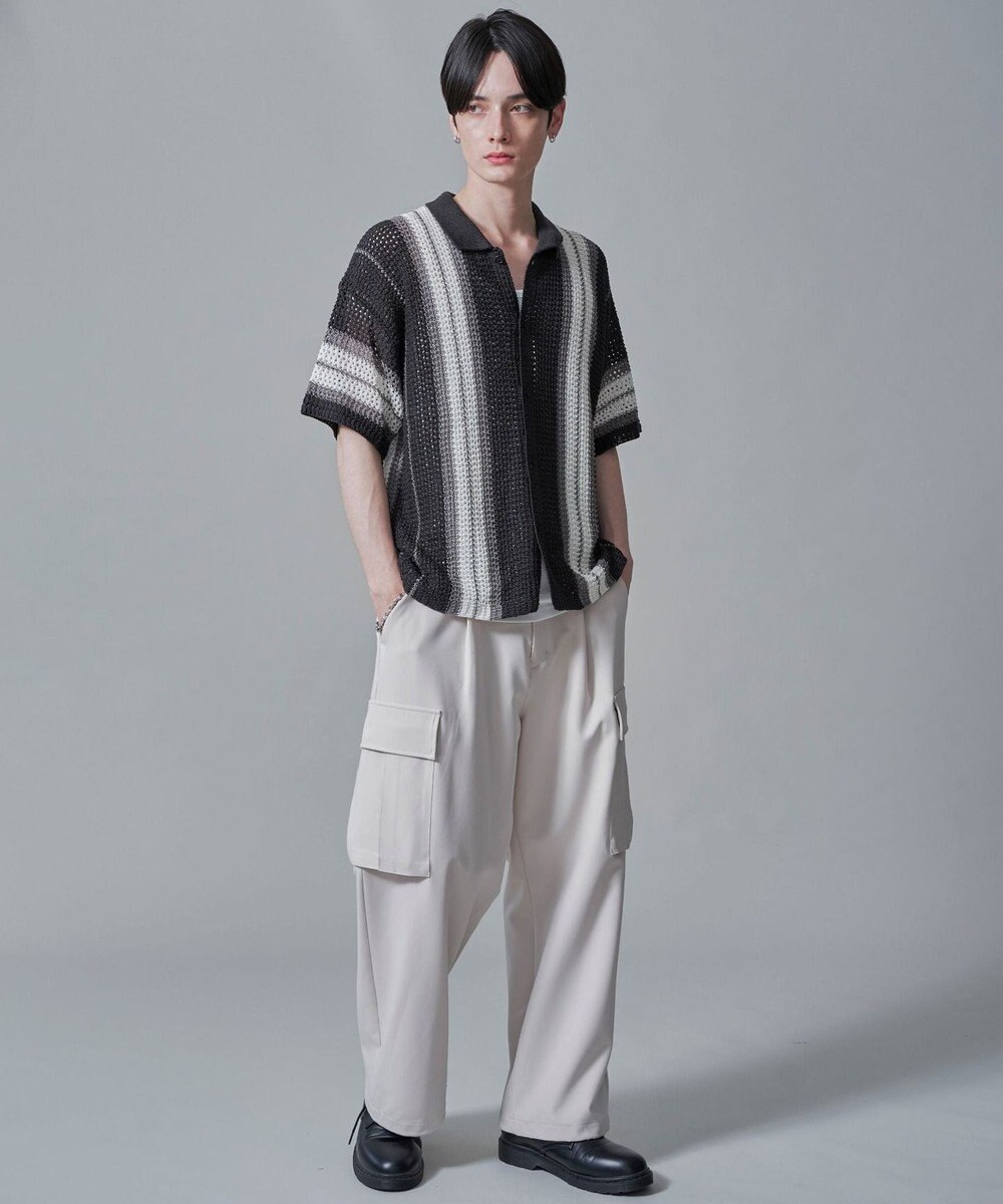 WEGO ラインニットシャツ（SS） 