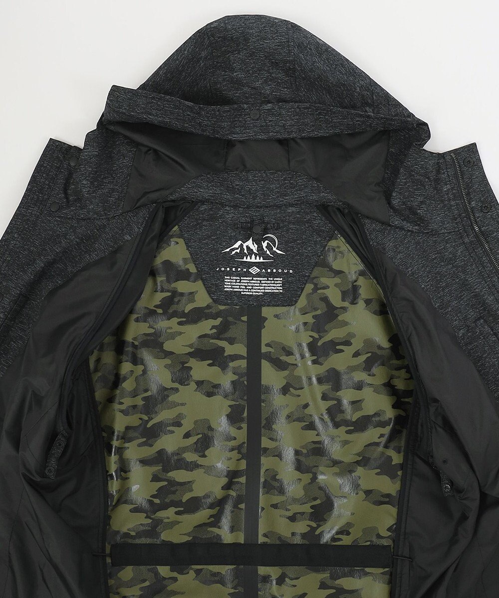 JOSEPH ABBOUD MOUNTAIN 【UNISEX】ホットピアスラブジャガードカモ コート 