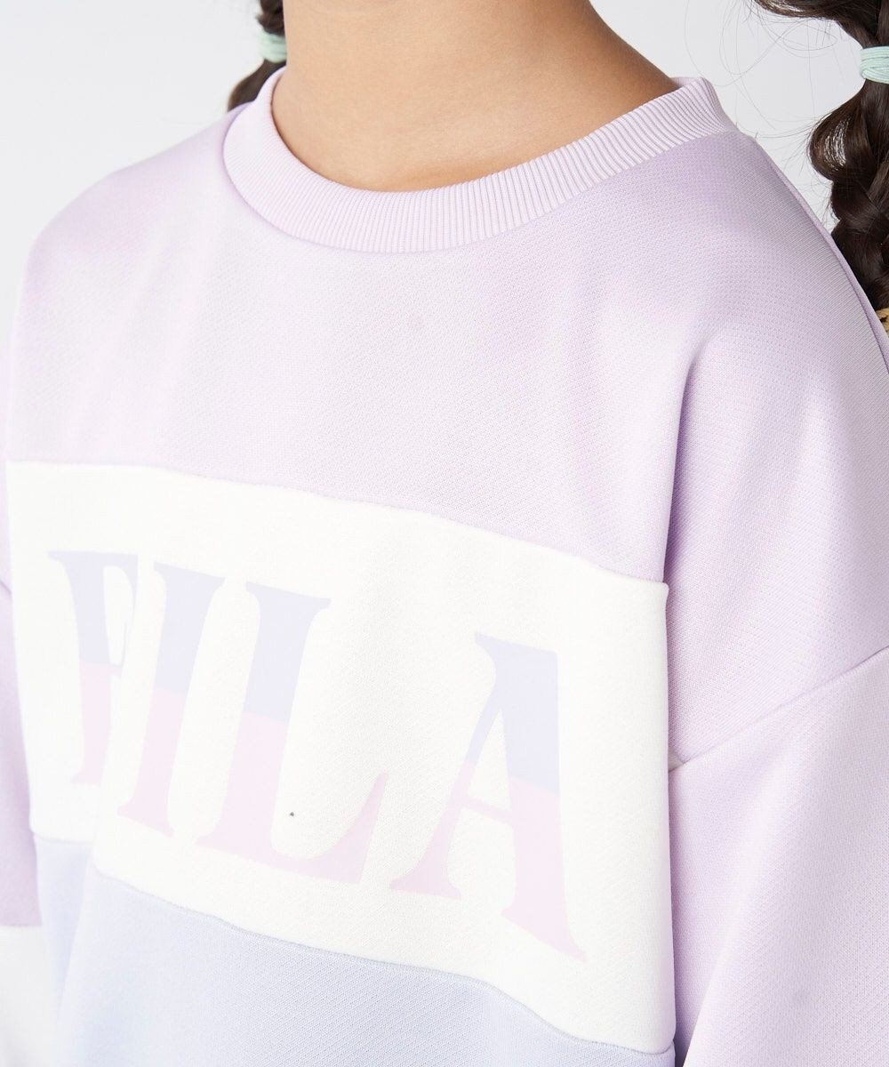 OP／FILA 【FILA】パステルカラークルーネックスウェット/キッズ 
