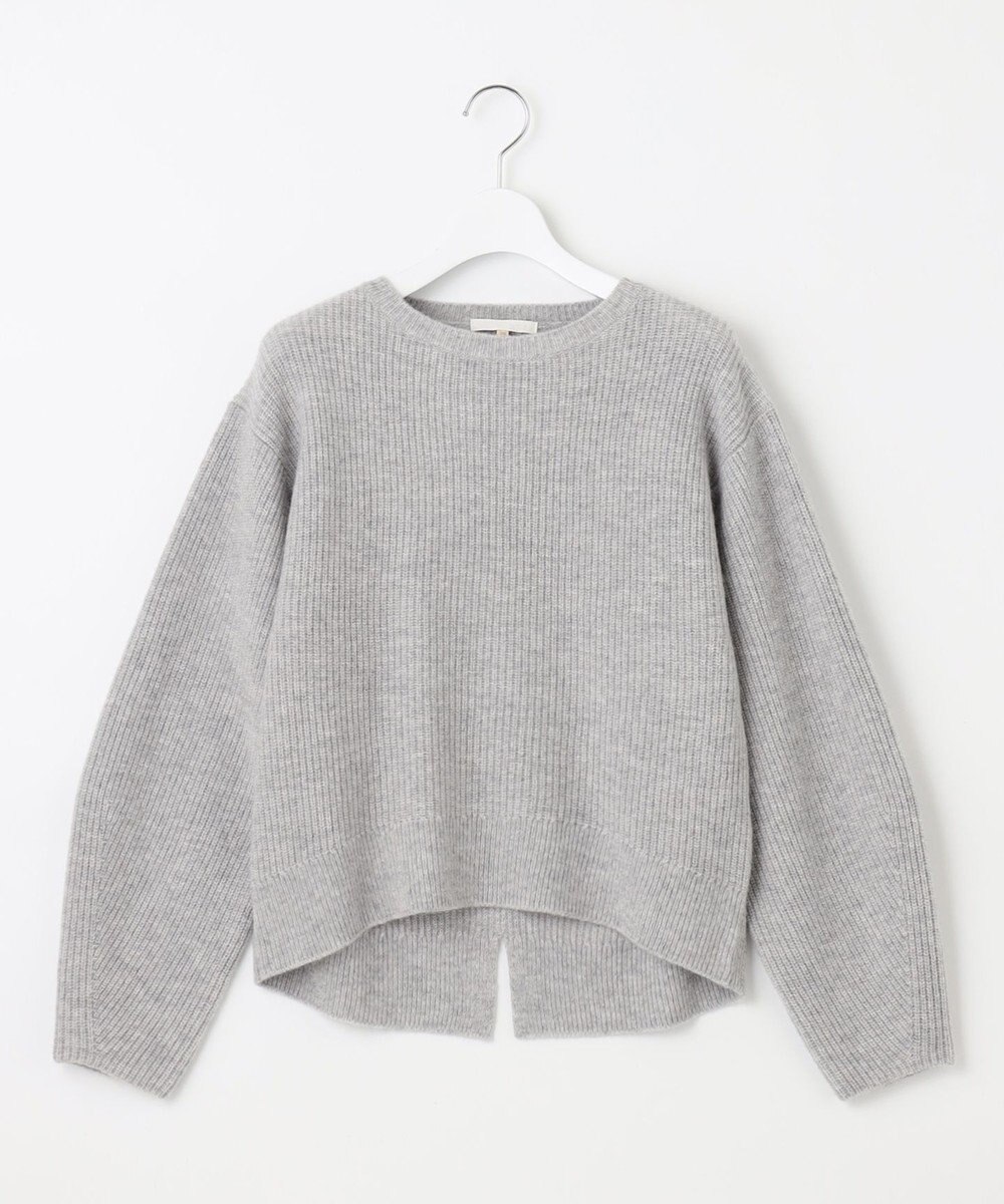 自由区 【洗える】ウールカシミヤブレンドプルオーバー ニット 