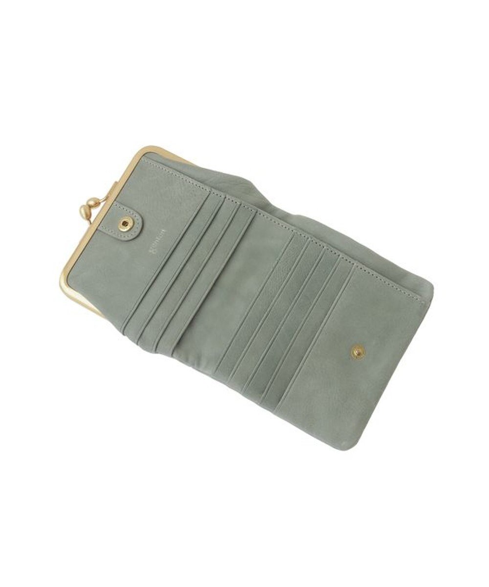 genten アンティーコ×LIBERTY 口金二つ折り財布 