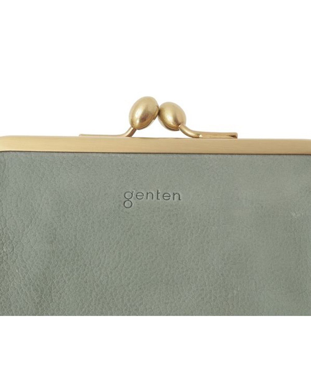 genten アンティーコ×LIBERTY 口金二つ折り財布 