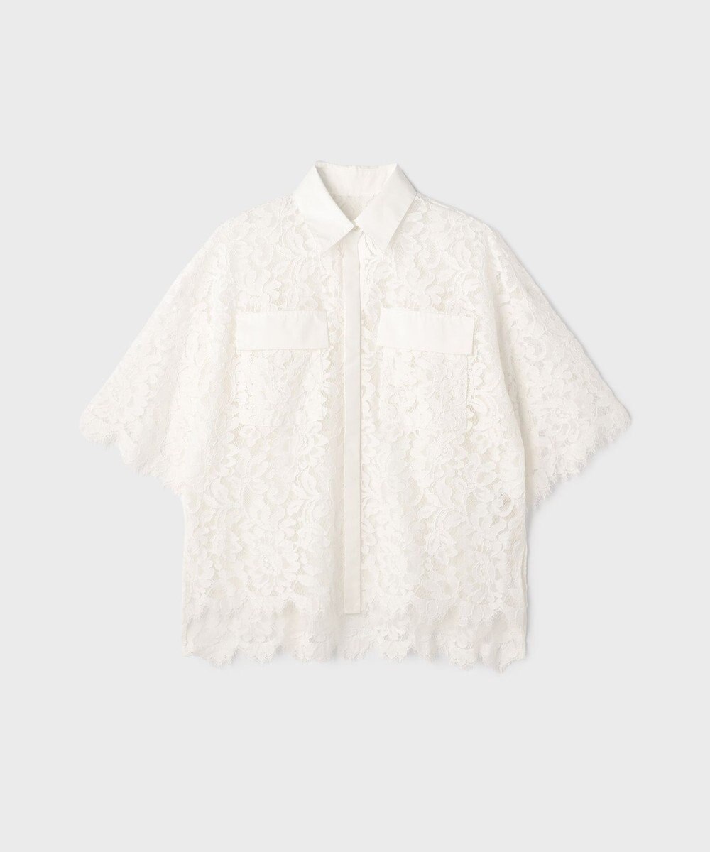 GRACE CONTINENTAL レースコンビシャツ 