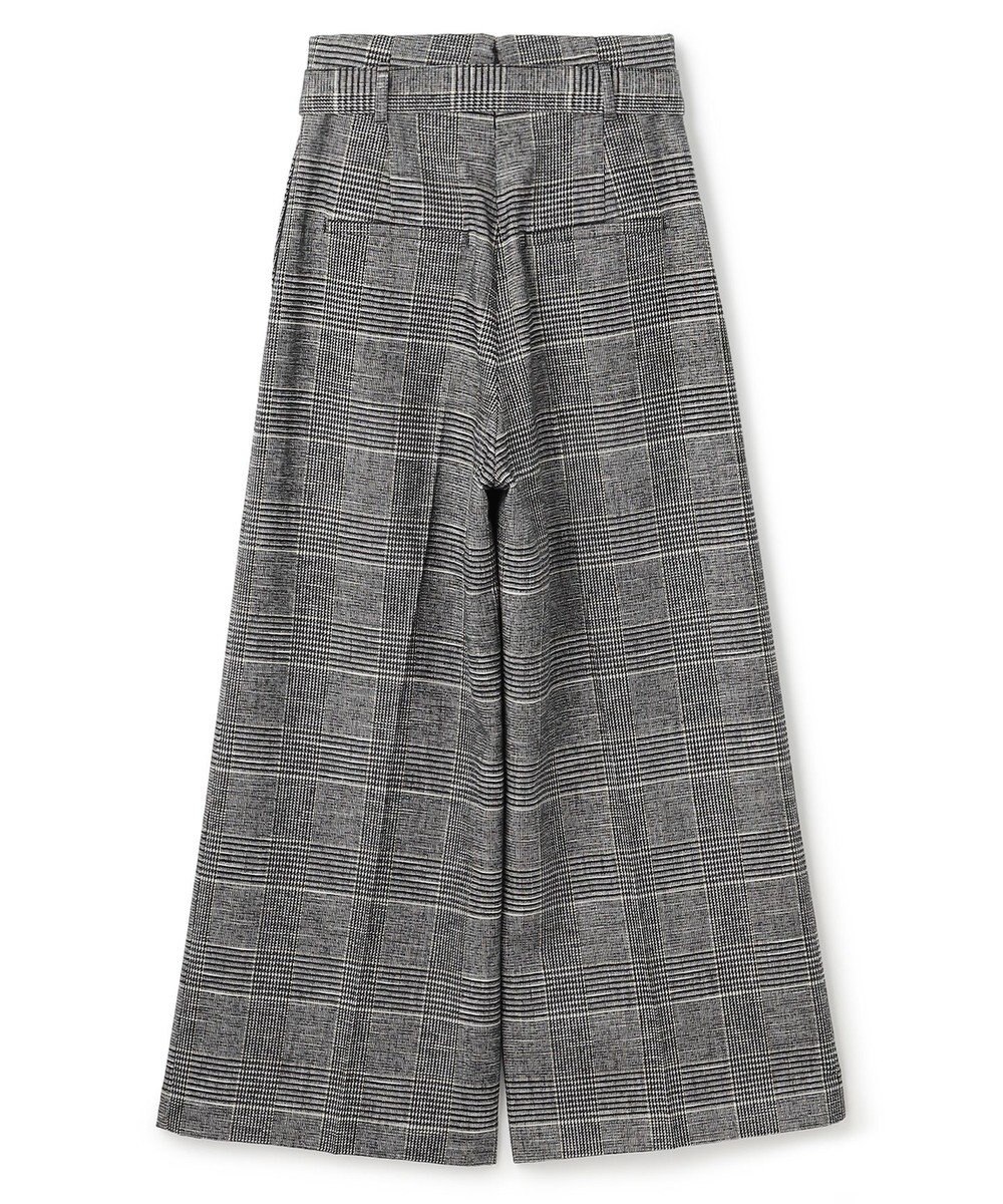 uncrave モールチェック ワイドパンツ 