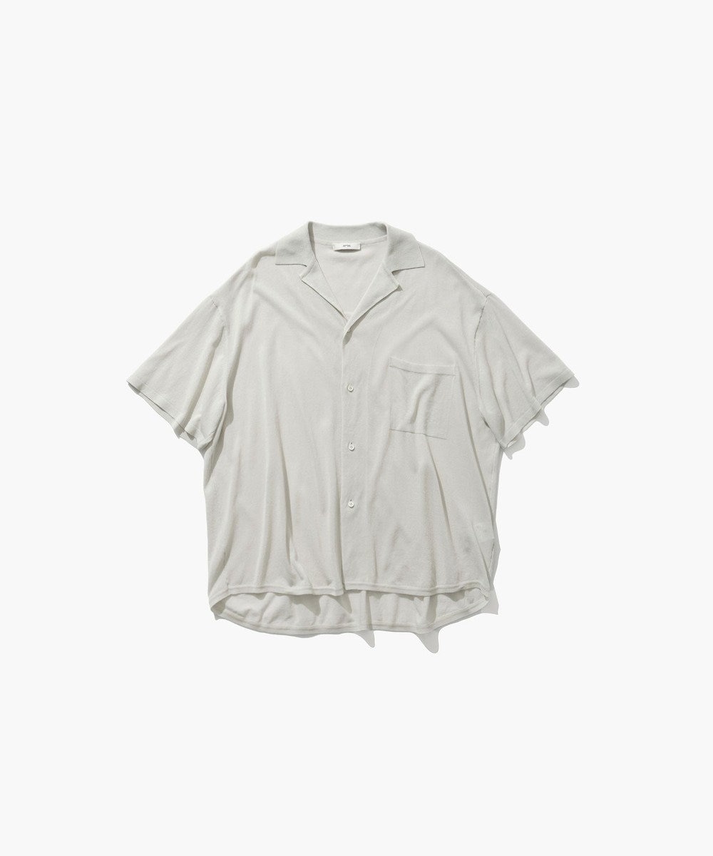 ATON HIGH TWIST COTTON | ニットシャツ 