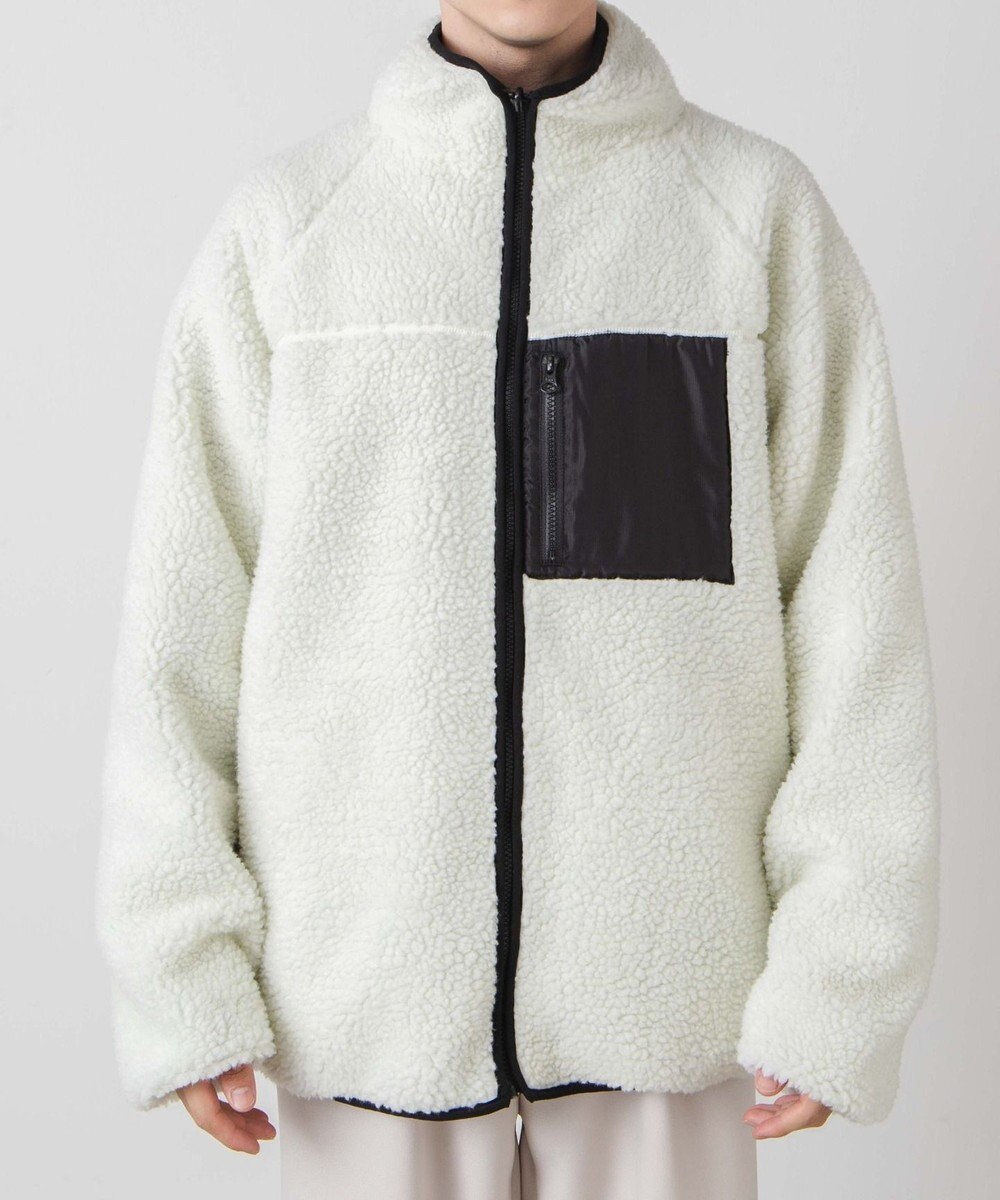 WEGO リバーシブルボアブルゾン 