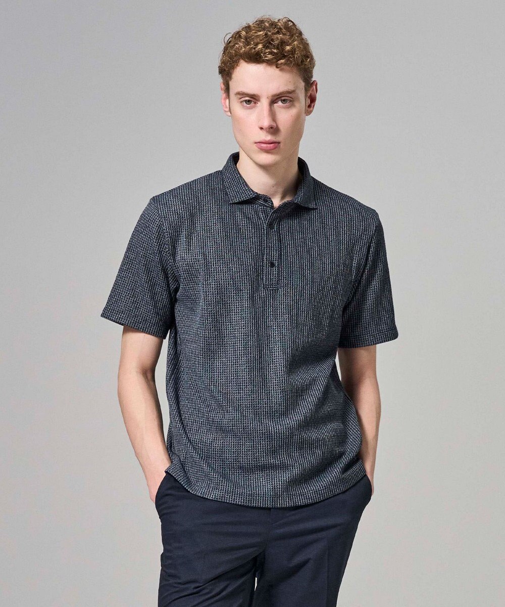 JOSEPH HOMME 【新型】メランジクロスジャージー　ポロシャツ 
