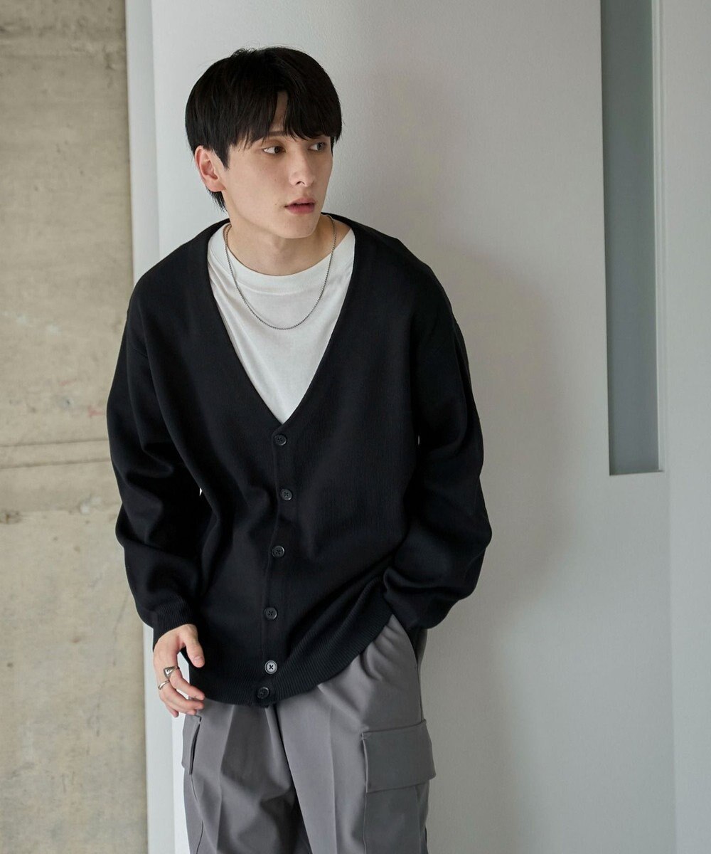 WEGO 【ユニセックス着用ITEM】ミラノリブカーディガン 