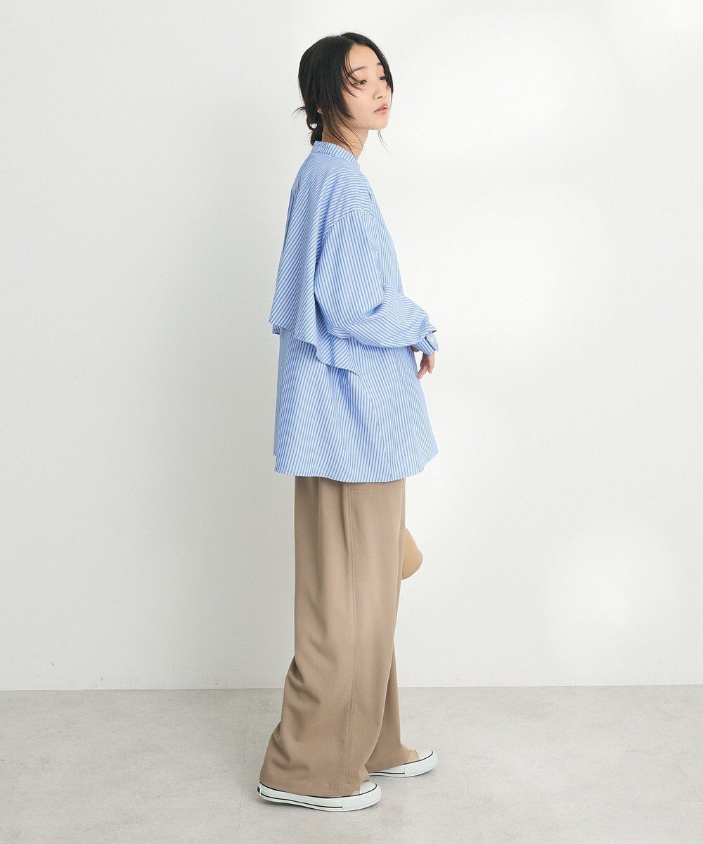 CRAFT STANDARD BOUTIQUE バックフリルシャツ 