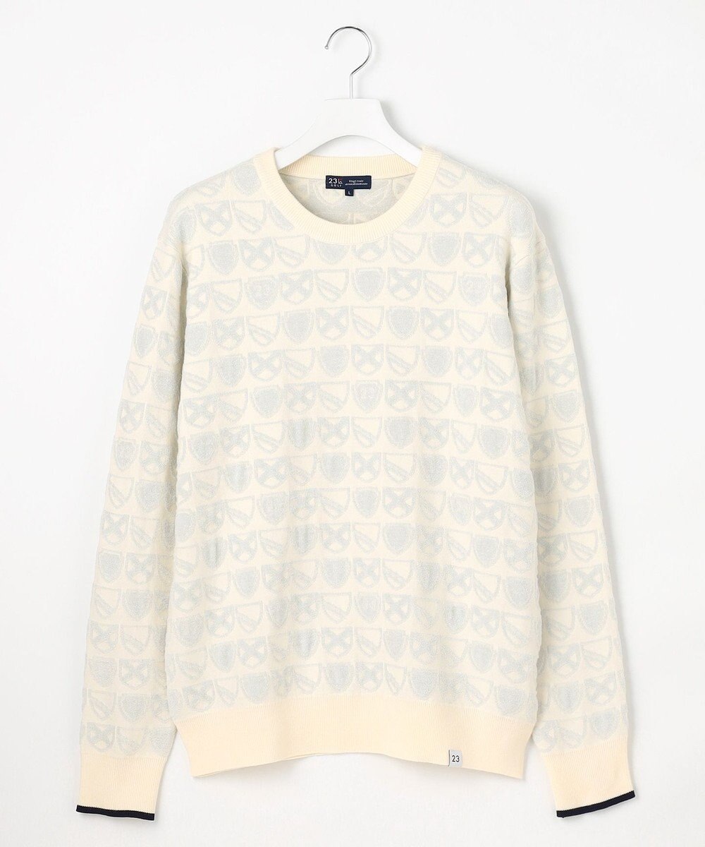 23区GOLF 【MEN】エンブレムジャカードセーター 
