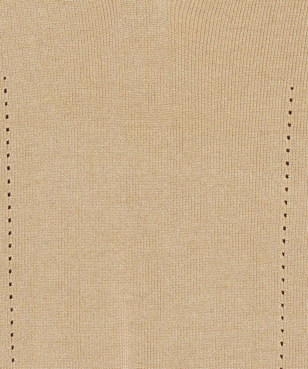 JOSEPH 【洗える】サティニーリブ　ロングスリーブポロニット 