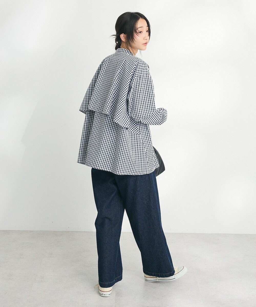 CRAFT STANDARD BOUTIQUE バックフリルシャツ 