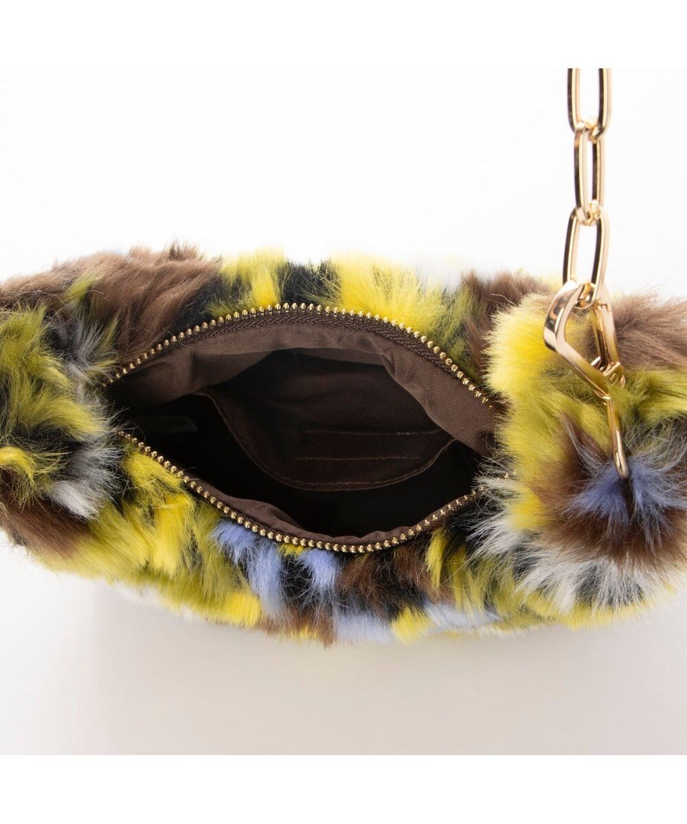 UNBILLION カシュカシュ cachecache / 花柄エコファーチェーンショルダー 