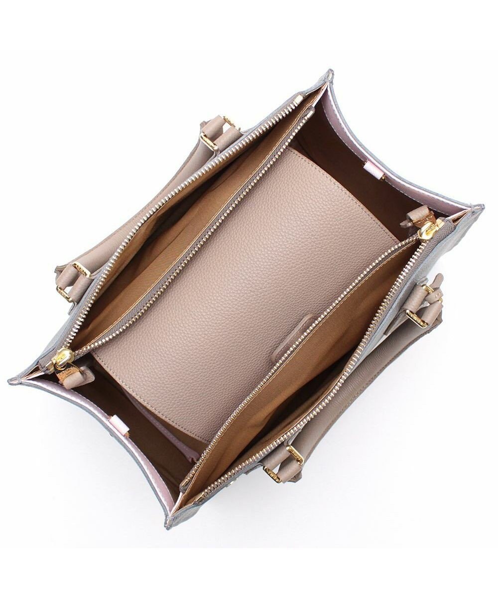 A.D.M.J. 【牛革】モーツァルト/スパニッシュレザーバイカラーWジップトートM 