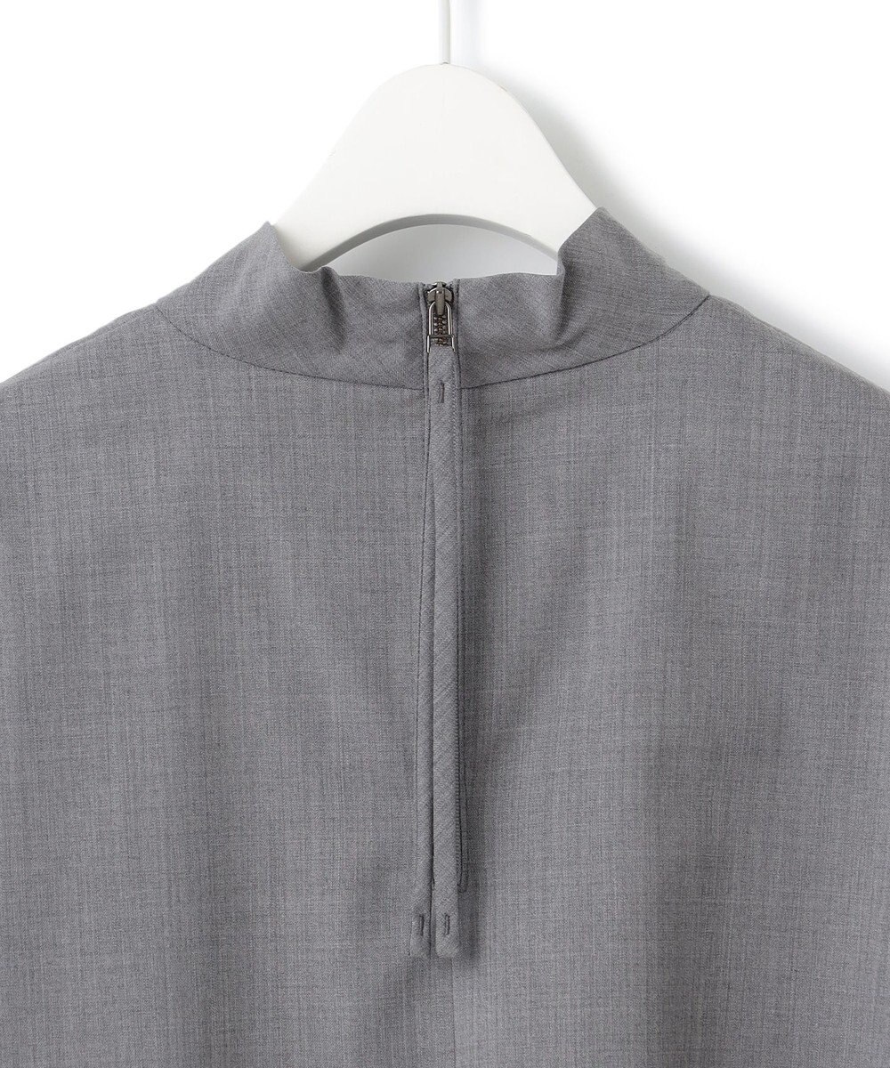 ICB 【洗える】Ｔ/Ｗブロード ハイネックブラウス 