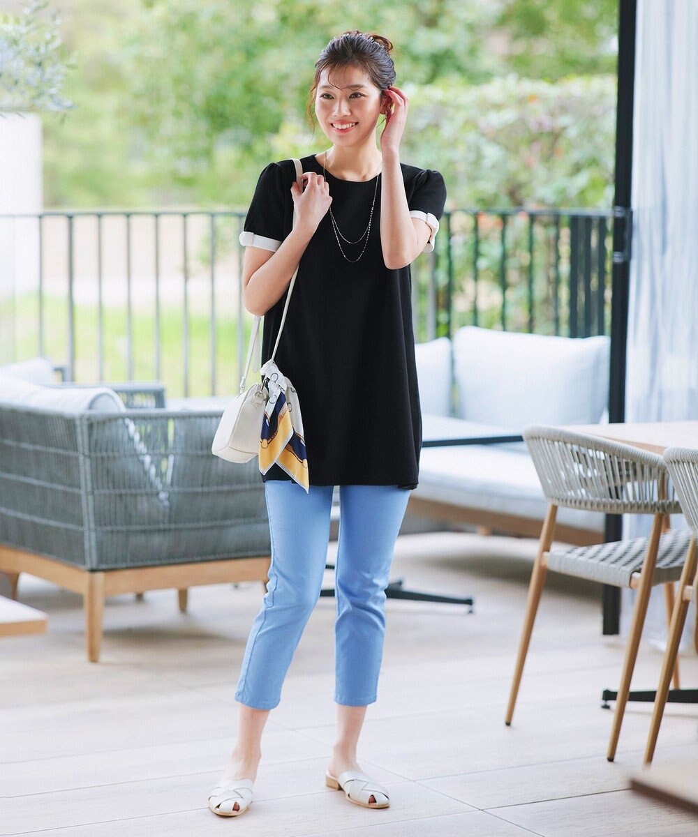 Tiaclasse 【新色追加・洗える】アンクルテーパードパンツ 