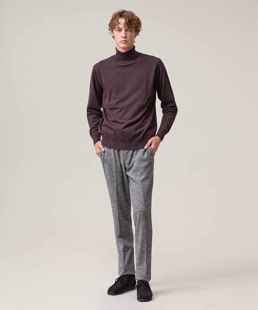 J.PRESS MEN 【セットアップ対応 / ストレッチ】SOFAニット ハイグレードジャージー スラックス 