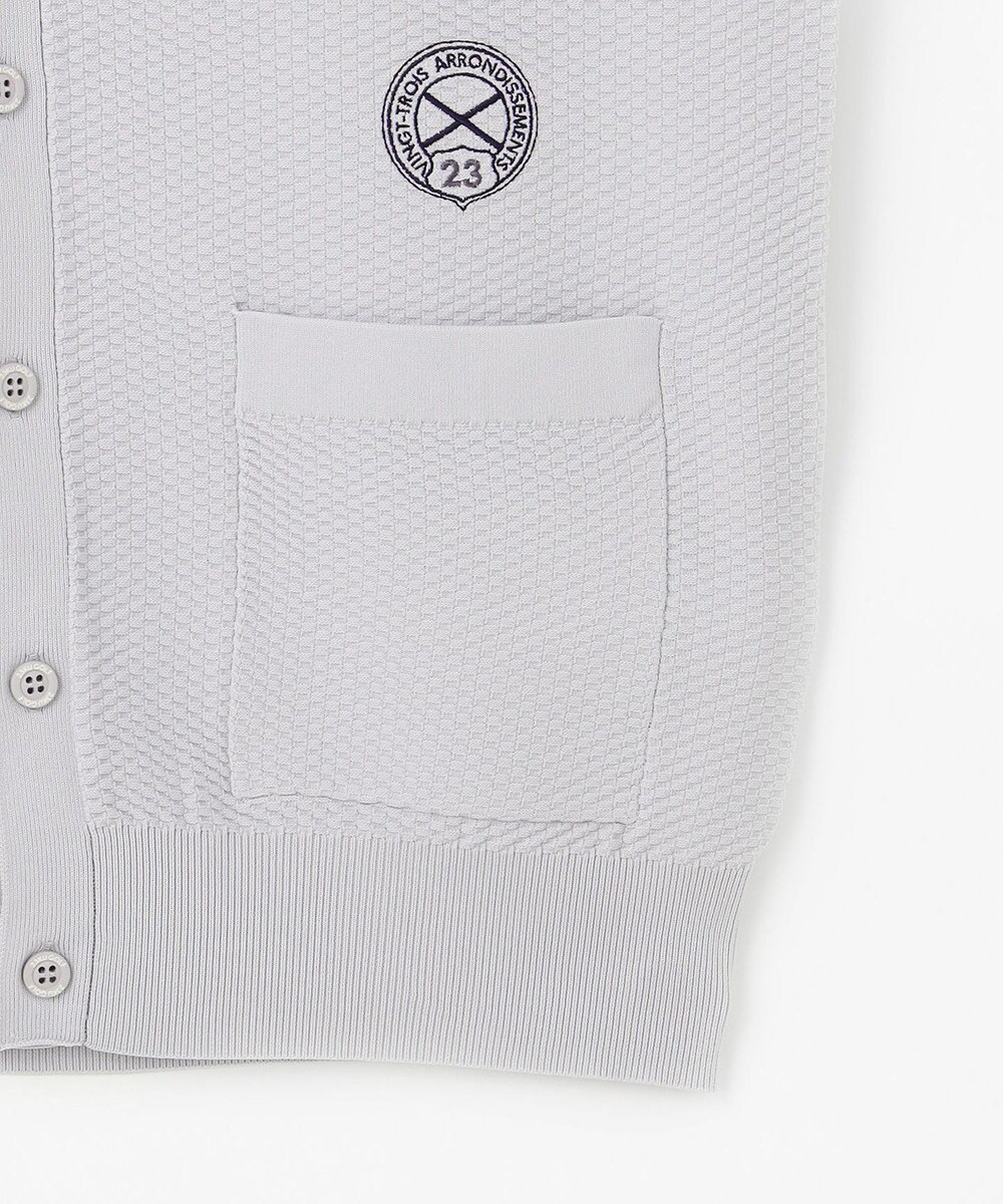 23区GOLF 【MEN】【ウォッシャブル】ニットカーデガン 軽く羽織れて動きやすい 日常使いに便利 