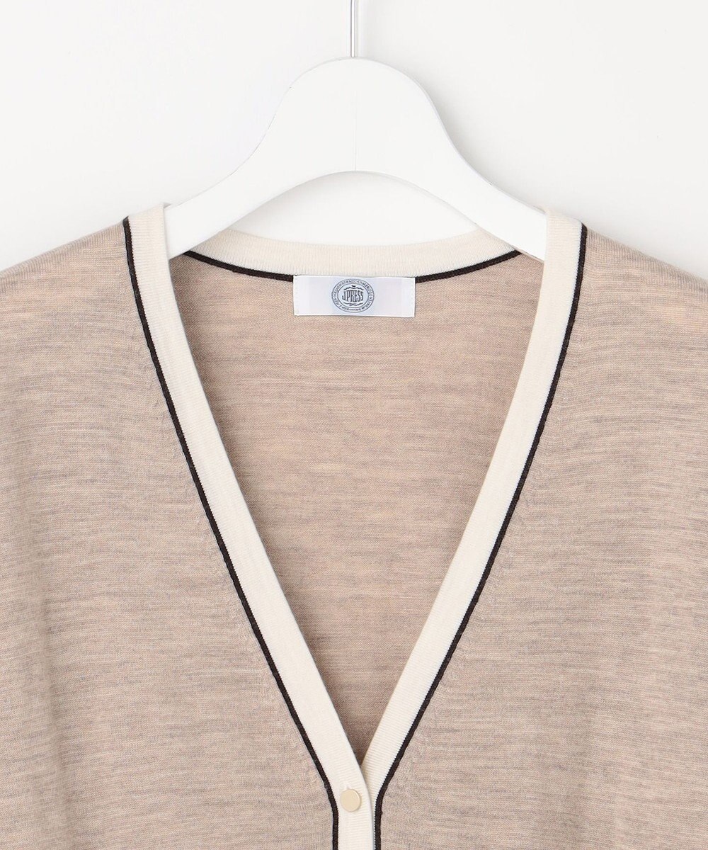 J.PRESS LADIES トリムツイン ニット 