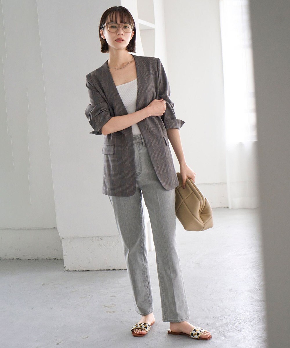 UNFILO TENNEN TOUCH ノーカラージャケット 