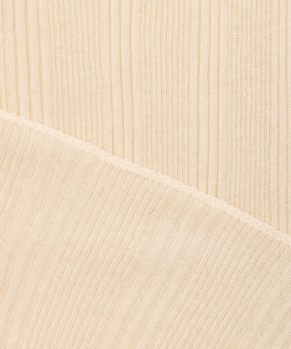 uncrave 【手洗い可】シアー ランダムリブ ノースリーブ カットソー（uncrave STANDARD） 