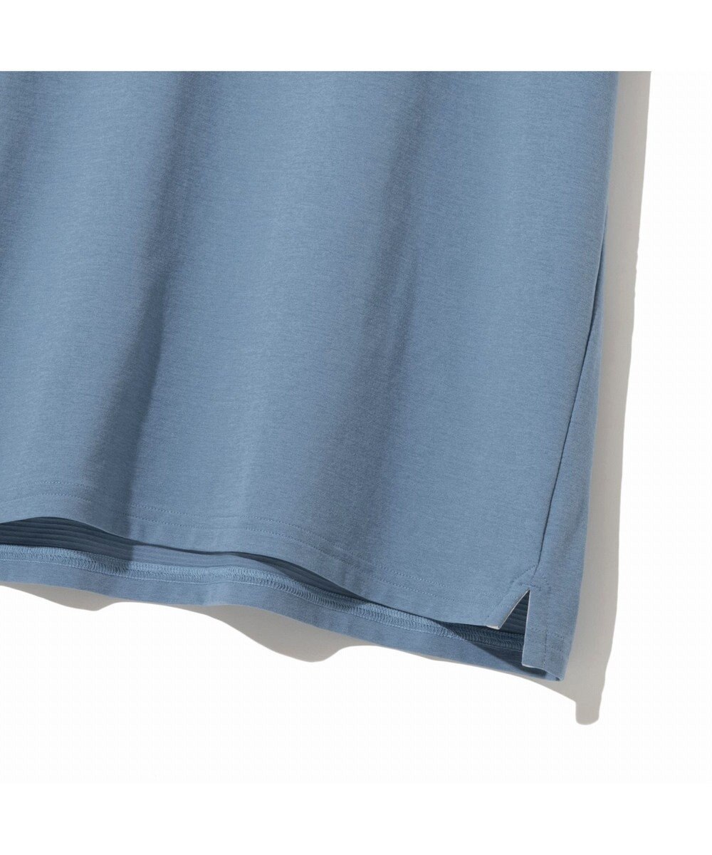 ZERO HALLIBURTON 【吸水速乾・UVケア】 ダブルリブ着心地ジッパーモックネックTシャツ ZHG-M5S7d 82955 