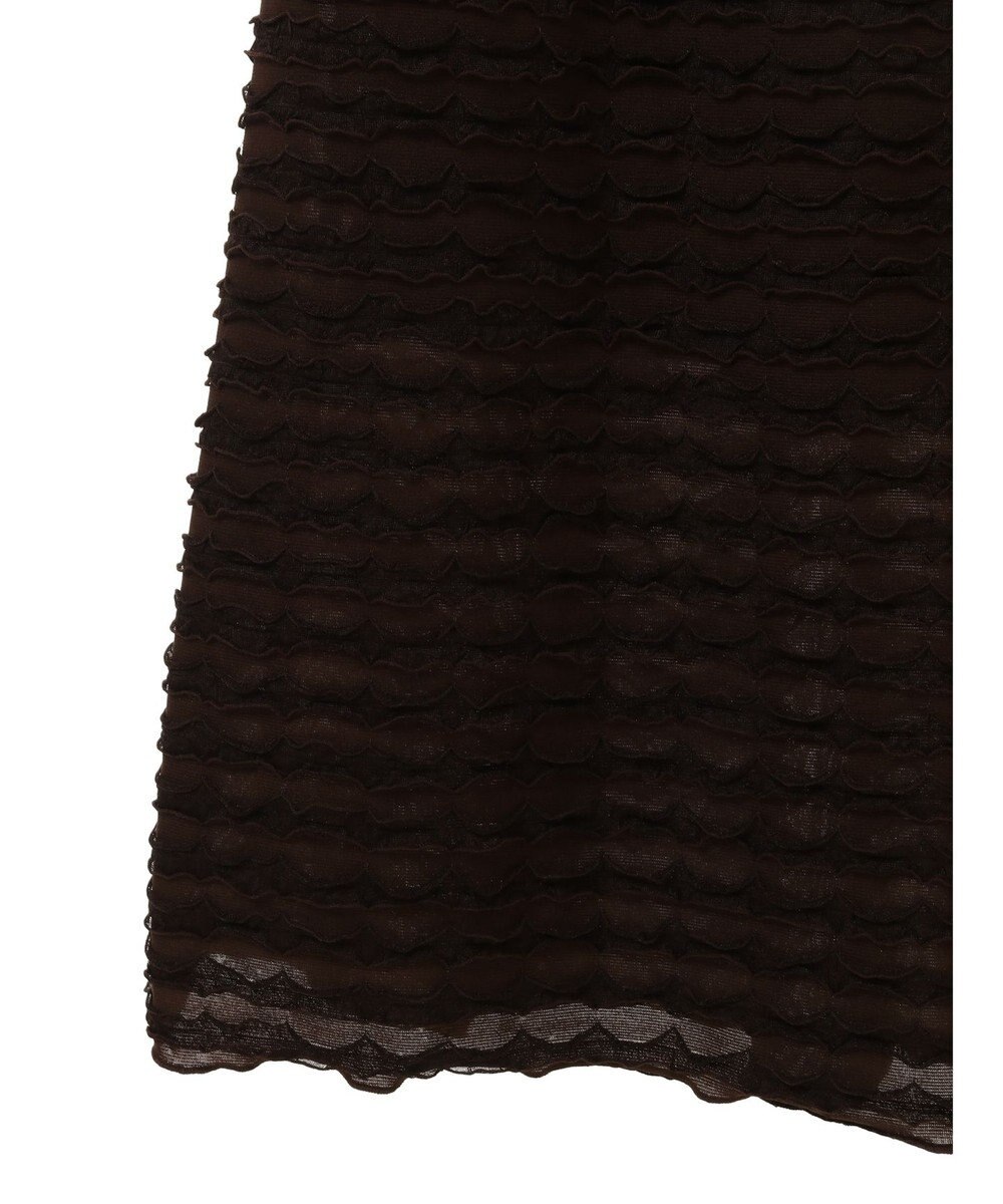 Green Parks カップ付きフリル生地キャミワンピース 