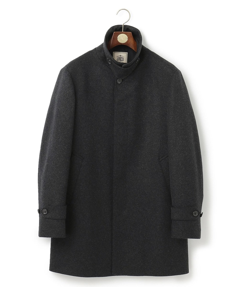 J.PRESS MEN ウールカシミヤビーバーステンカラーコート 