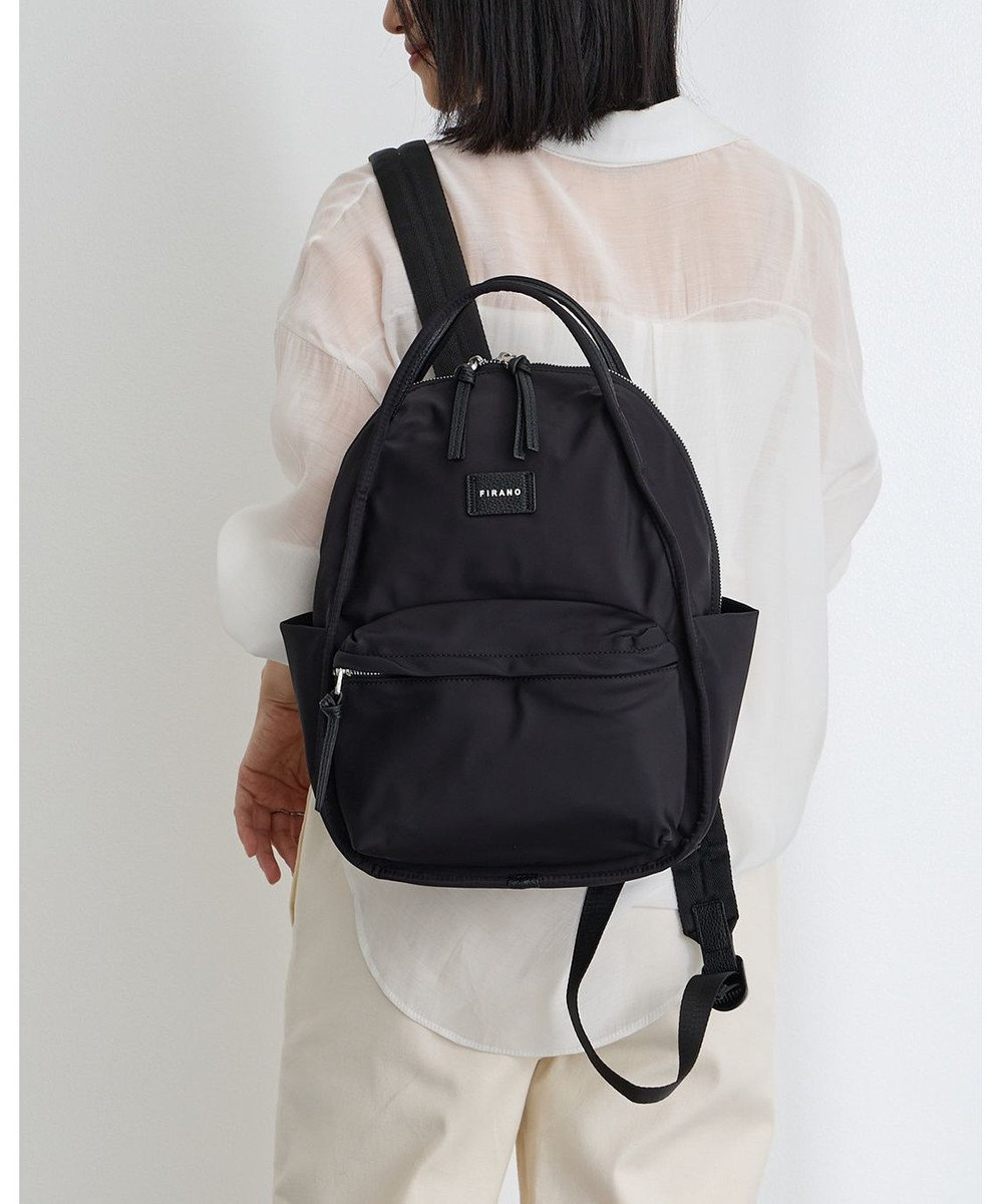 MioFIRANO はっ水軽量ナイロンオーバルハンドルリュック　FIRANO フィラノ 