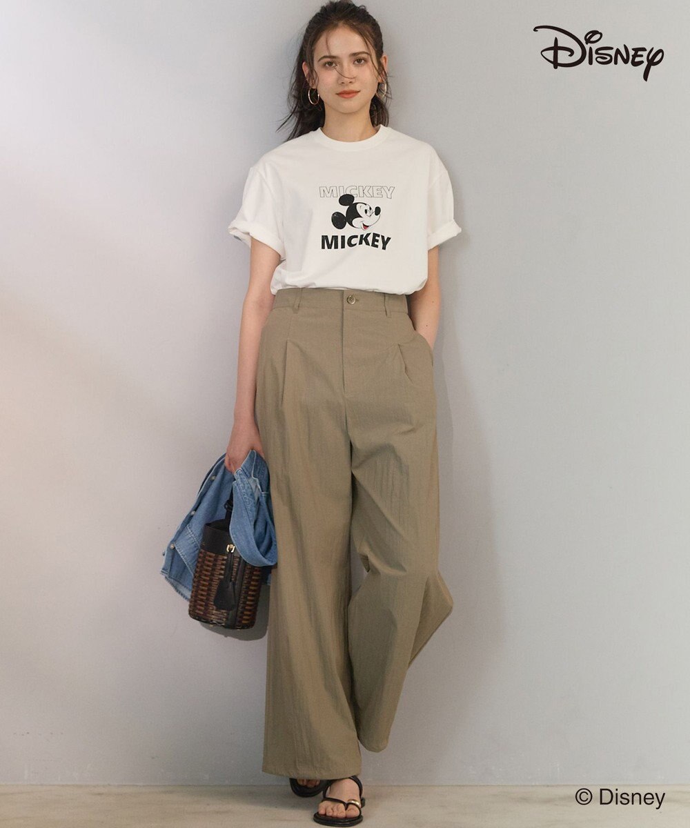 23区 【SLOW/一部店舗限定】Mickeyデザイン Tシャツ 