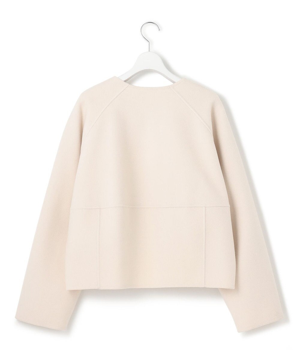 23区 ウールリバー ノーカラーコート 