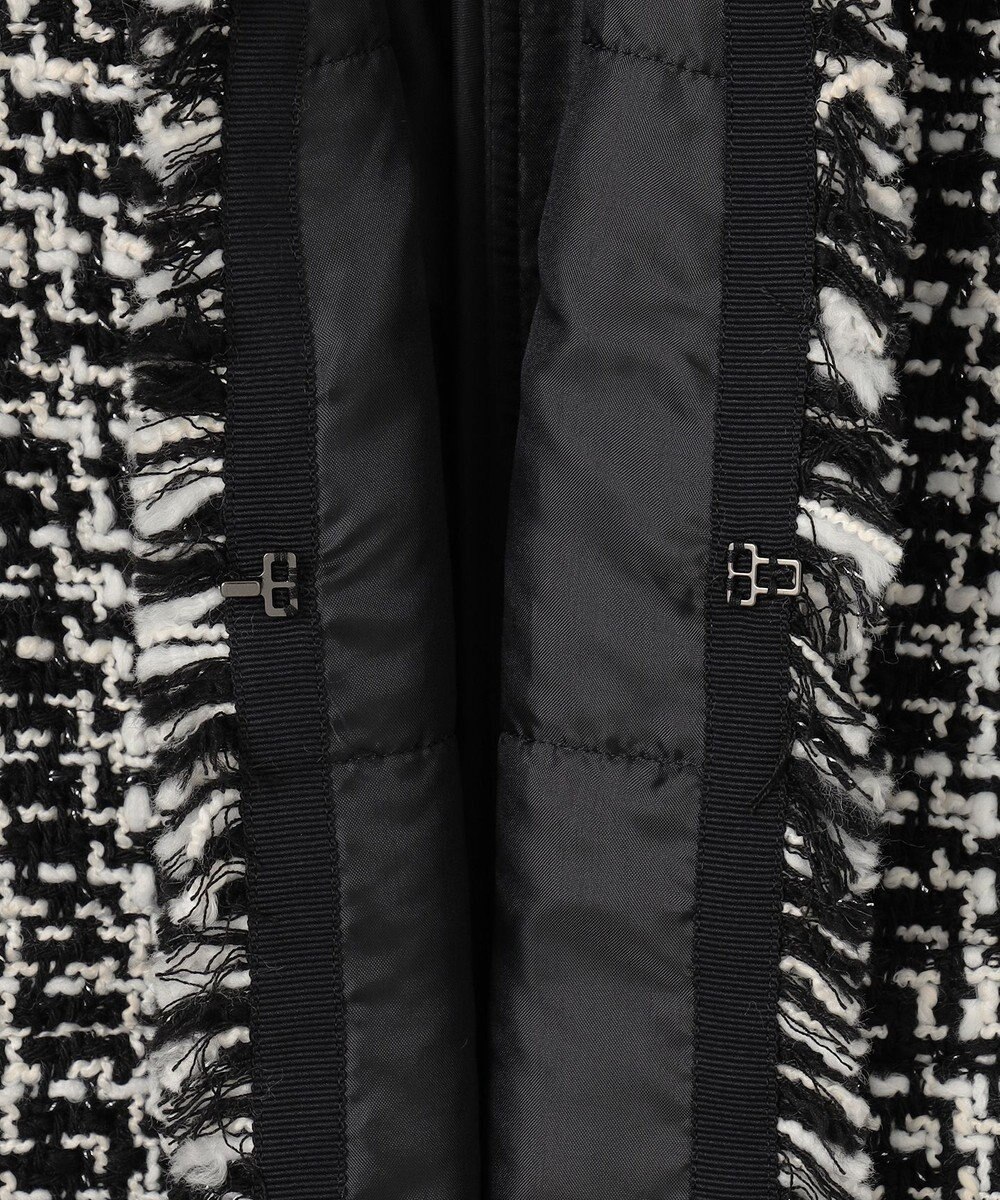 ICB 【CLASSY.1月号掲載】ルレックスツイード ノーカラージャケット 