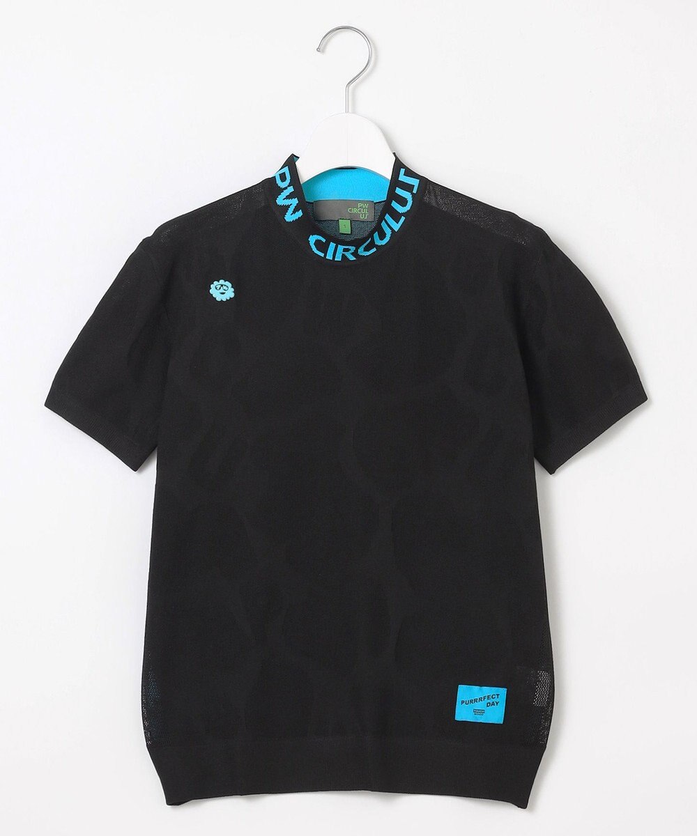 PW CIRCULUS 【手洗い可能】【WOMEN】アニマルドットニットモック ゴルフウェア レディース 