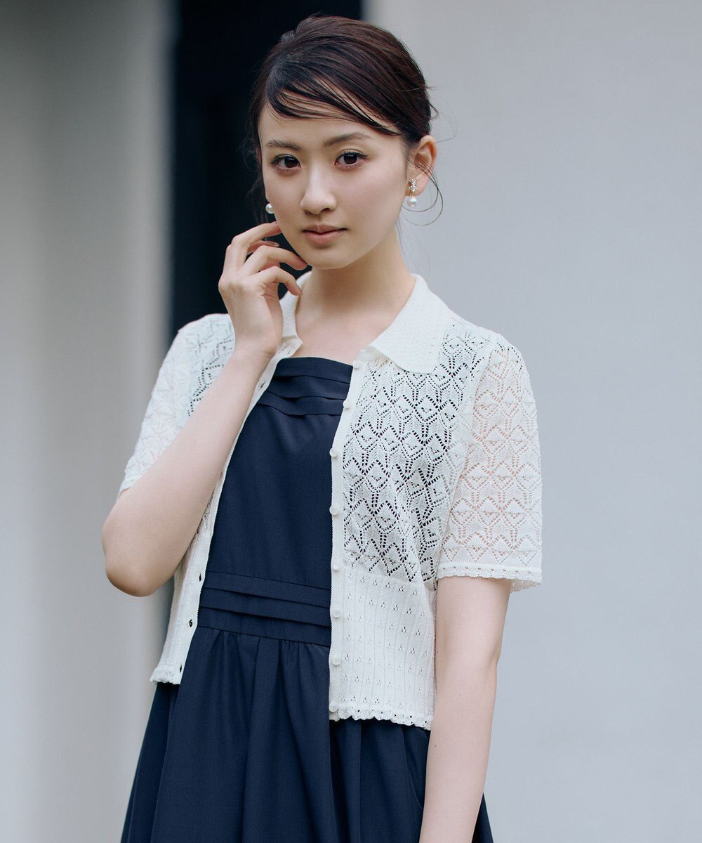 TOCCA 【星風まどかさん着用】SPIDER LACE KNIT レースニットカーディガン 