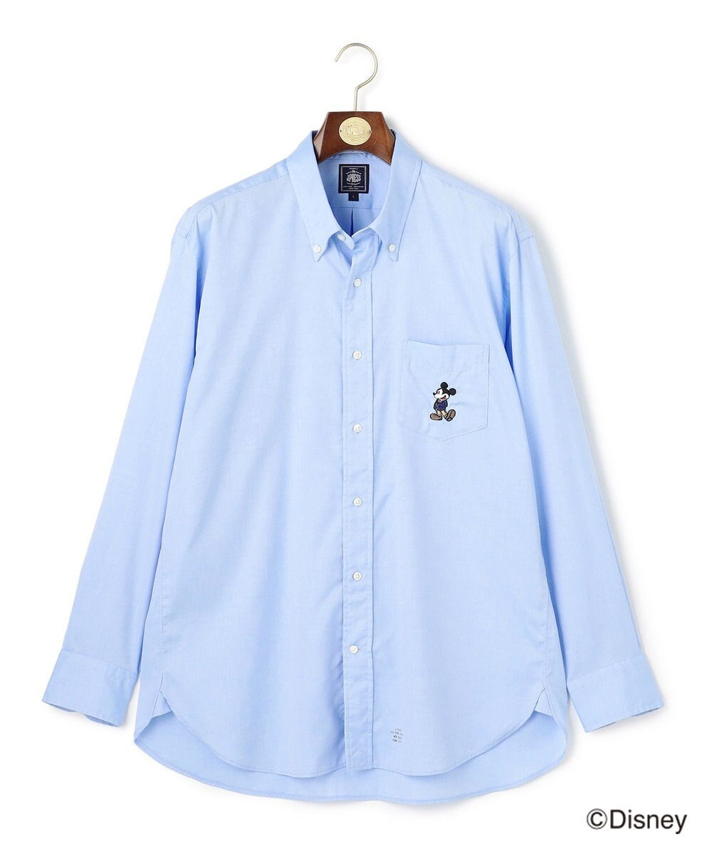 J.PRESS MEN 【DISNEY COLLECTION】【UNISEX】ピンオックス シャツ/ B.D. / ミッキーマウス 