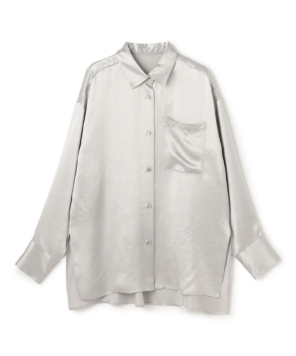 uncrave アセテートヴィンテージサテン ミドルシャツ 