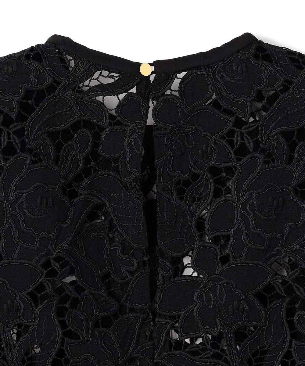 BEIGE， CITRINE / エンブロイダリーレースノースリーブブブラウス 