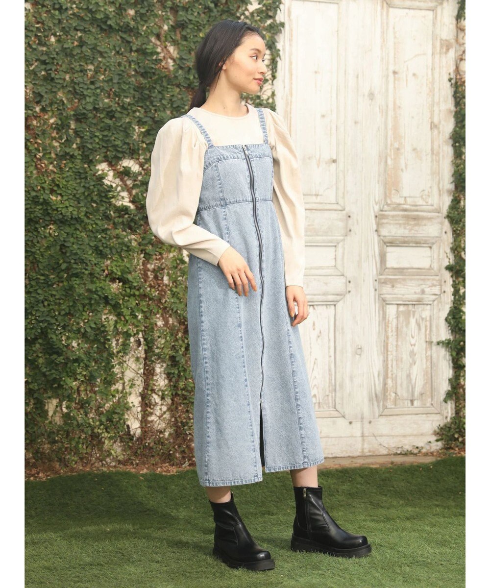 Green Parks ・ＥＬＥＮＣＡＲＥ　ＤＵＥ　デニム　Ｗ　ＺＩＰジャンスカ 