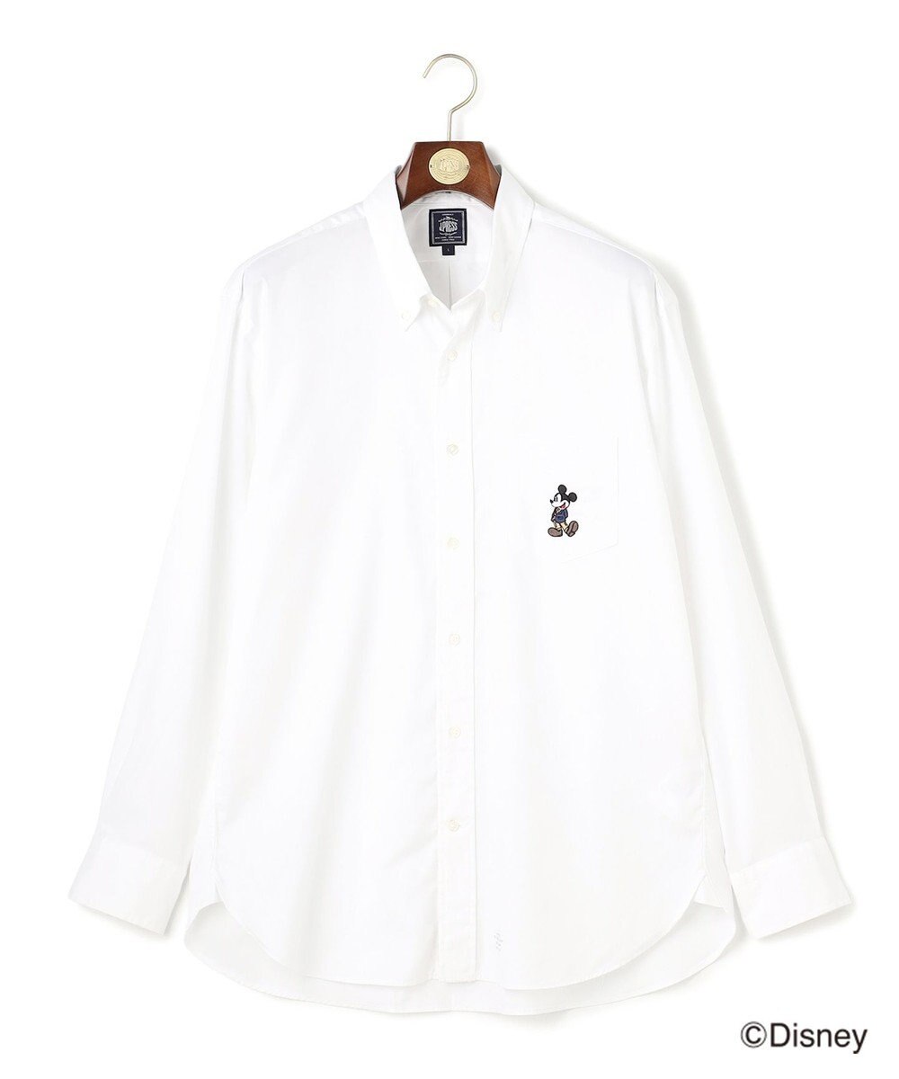 J.PRESS MEN 【DISNEY COLLECTION】【UNISEX】ピンオックス シャツ/ B.D. / ミッキーマウス 