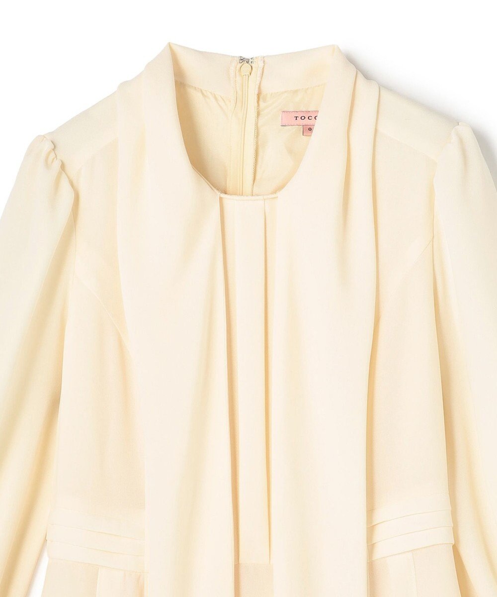 TOCCA 【宮本茉由さん着用】PROMISE RIBBON ROSETTE ドレス 